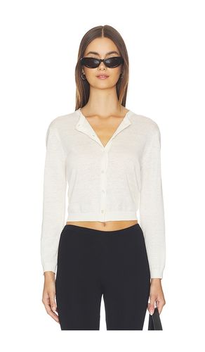 Crop Cardi in Ivory. - size L (also in XL) - Theory - Modalova