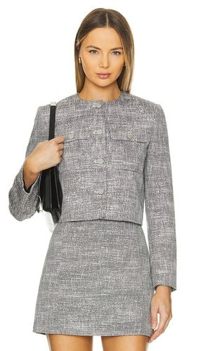 Tweed Military Jacket in Grey. - size 10 (also in 4, 6) - Theory - Modalova