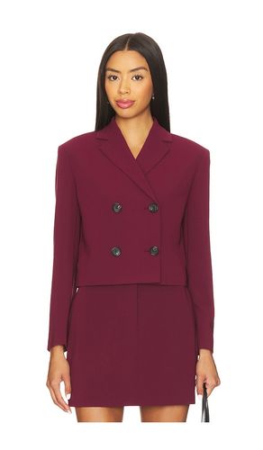 Crop Jacket Admiral in Burgundy. - size 0 (also in 00, 10, 2, 4, 8) - Theory - Modalova
