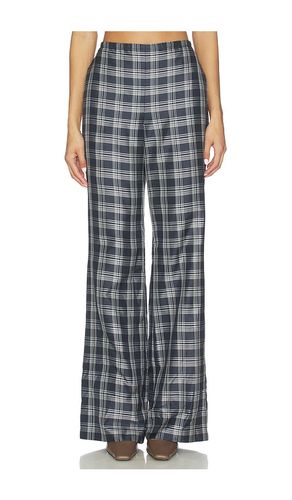 Fluid plaid pant in color navy size S (also in XS) - Theory - Modalova