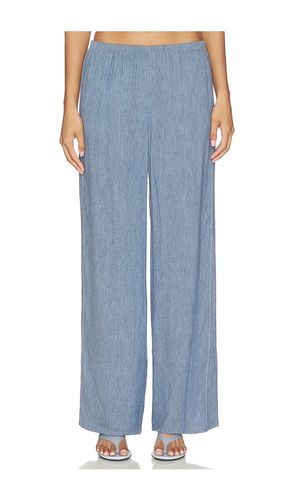 Denim slit pant in color blue size S (also in M, L, XL) - Theory - Modalova