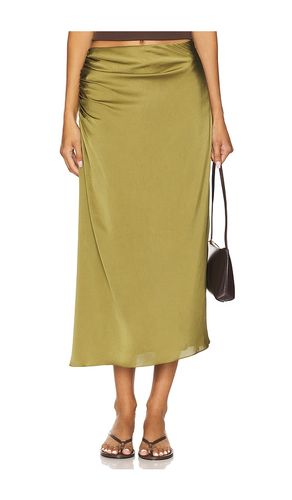 Side Ruched Skirt in Green. - size 0 (also in 00, 10, 6, 8) - Theory - Modalova
