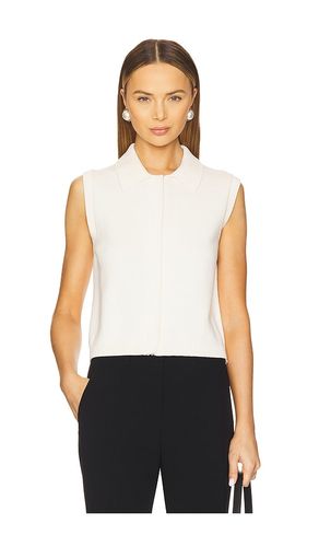 Zip Up Vest in Ivory. - size L (also in M) - Theory - Modalova
