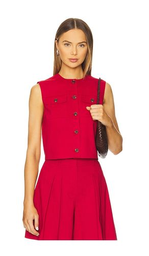 Trucker Vest in Red. - size 0 (also in 00, 10, 12, 4, 6, 8) - Theory - Modalova