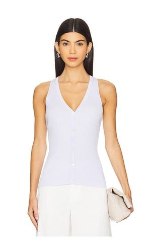 Slim Rib Vest in Lavender. - size L (also in S, XS) - Theory - Modalova