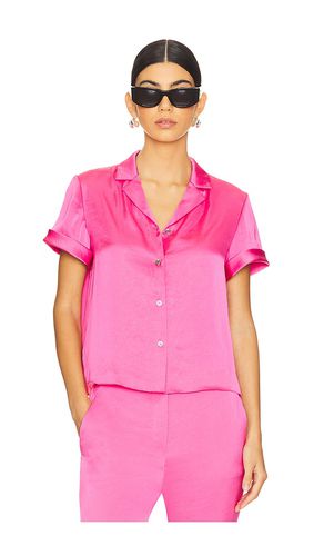 Short Sleeve Camp Shirt in Pink. - size L (also in M, S, XL, XS) - Theory - Modalova