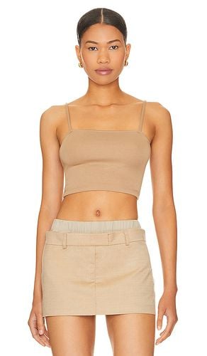 No Bra Club Cropped Cami in Tan. - size L (also in M, XS) - The Range - Modalova