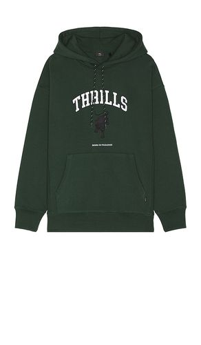 Hard Knocks Slouch Pull On Hoodie in Dark Green. - size S (also in XL/1X) - THRILLS - Modalova