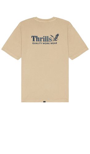 Workwear Oversize Fit Tee in Cream. - size L (also in M, S, XL/1X) - THRILLS - Modalova