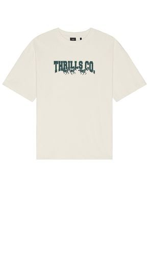 Chariot Rides On Box Fit Oversize Tee in White. - size L (also in M, XL/1X) - THRILLS - Modalova