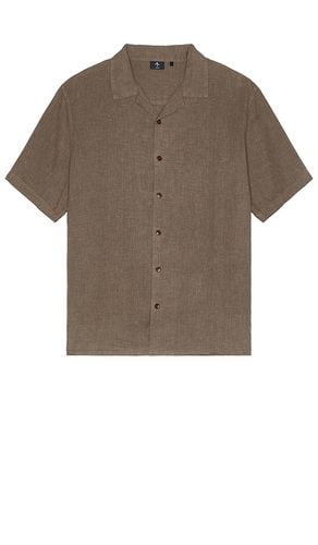 Hemp Minimal Bowling Shirt in Metallic Bronze. - size M (also in S) - THRILLS - Modalova