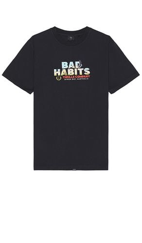 Royal Habits Merch Fit Tee in Black. - size L (also in M, XL/1X) - THRILLS - Modalova