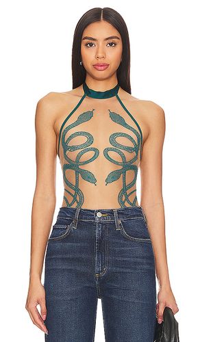 Medusa Bodysuit in Green. - size L (also in M, S, XL/1X, XS) - Thistle and Spire - Modalova