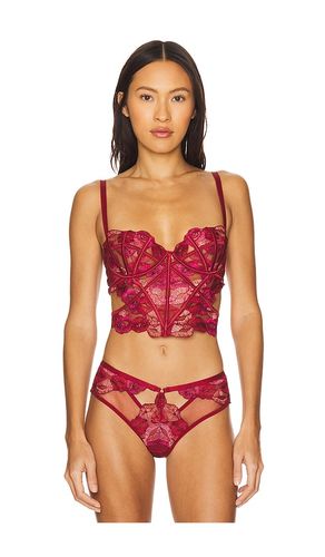 Eye Candy Bustier in Burgundy. - size L (also in M, S, XS) - Thistle and Spire - Modalova