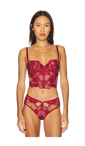 Eye Candy Bustier in Burgundy. - size L (also in XL/1X) - Thistle and Spire - Modalova
