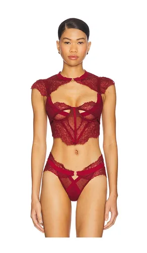 Minna Bodice in Red,Burgundy. - size L (also in M, S, XS) - Thistle and Spire - Modalova