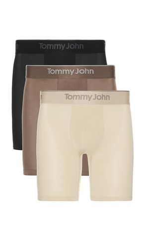 Second Skin Modal 3 Pack 6 Boxer Brief in Black,Grey. - size S (also in M, L, XL/1X) - Tommy John - Modalova