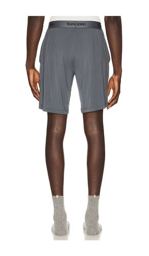 Second Skin Luxe Rib Sleep Short in Grey. - size L (also in M, XL/1X) - Tommy John - Modalova