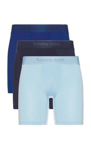 Second Skin Modal 3 Pack 6 Boxer Brief in Blue. - size L (also in M, S, XL/1X) - Tommy John - Modalova