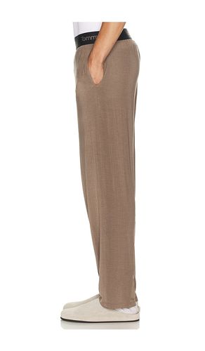 Second Skin Luxe Rib Sleep Pant in Brown. - size L (also in M, S, XL/1X) - Tommy John - Modalova