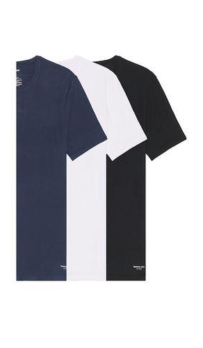 Second Skin Modal 3 Pack Crew Neck Stay Tucked Tees in . Taglia L. Also in M, S, XL/1X - Tommy John - Modalova