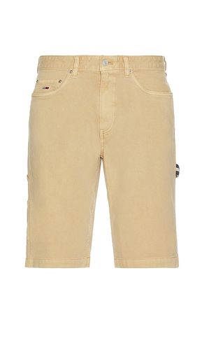 Jaimie Canvas Carpenter Short in Brown. - size 30 (also in 31, 32, 33, 34, 36) - Tommy Jeans - Modalova