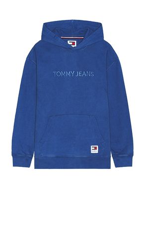 Relaxed Classic Hoodie in Blue. - size L (also in M, XL/1X) - Tommy Jeans - Modalova