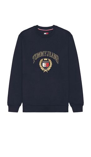 Prep Crest Crew Sweater in Blue. - size L (also in XL/1X) - Tommy Jeans - Modalova