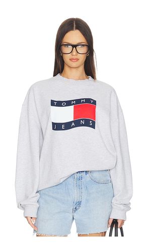 S Wavy Flag Crew Sweatshirt in . Size M. Also in S - Tommy Jeans - Modalova