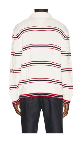 POLOHEMD STRIPE CABLE KNIT in . Größe M. Also in L - Tommy Jeans - Modalova