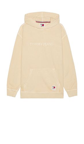 Relaxed Classic Hoodie in Beige. - size L (also in M, S, XL/1X) - Tommy Jeans - Modalova