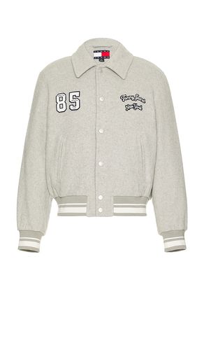 Varsity Jacket in Grey. - size L (also in M, S, XL/1X) - Tommy Jeans - Modalova