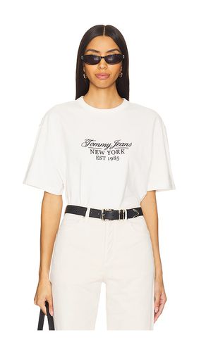 Script Ny Tee in White. - size L (also in M, S) - Tommy Jeans - Modalova