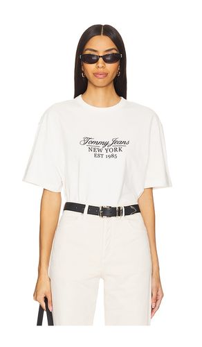 Script Ny Tee in White. - size L (also in M) - Tommy Jeans - Modalova
