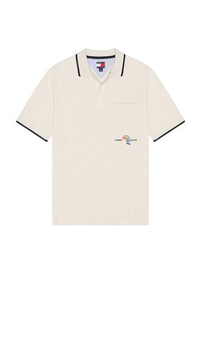 Regular Crest Polo in Cream. - size M (also in S, XL/1X) - Tommy Jeans - Modalova