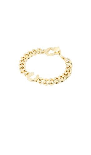 Horseshoe Bracelet in Metallic Gold. - size 18cm (also in 20cm) - Two Jeys - Modalova