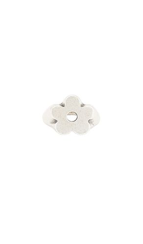 Flower Ring in Metallic Silver. - size 16 (also in 18, 20, 22) - Two Jeys - Modalova