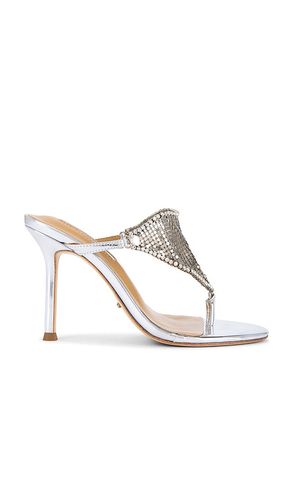Demure Heel in Metallic Silver. - size 10 (also in 5, 5.5, 6, 6.5, 7, 7.5, 8, 8.5, 9, 9.5) - Tony Bianco - Modalova