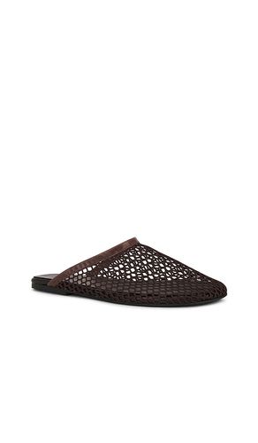 Minaj Flat in Chocolate. - size 10 (also in 6, 7, 7.5, 8, 8.5, 9, 9.5) - Tony Bianco - Modalova
