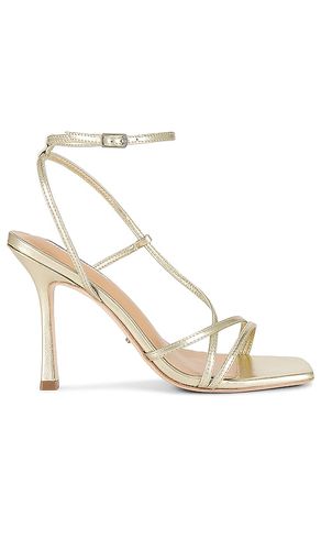 Sandalia franci en color oro metálico talla 6 en - Metallic Gold. Talla 6 (también en 9.5) - Tony Bianco - Modalova
