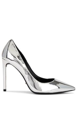 Anja Heel in Metallic Silver. - size 10 (also in 5, 5.5, 6, 6.5, 7, 8.5, 9.5) - Tony Bianco - Modalova