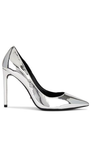 Anja Heel in Metallic Silver. - size 5 (also in 6.5, 7, 8, 8.5, 9, 9.5) - Tony Bianco - Modalova
