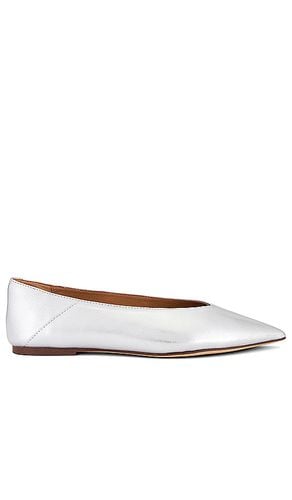 Joop Flat in Metallic Silver. - size 10 (also in 5, 5.5, 6, 7, 7.5, 8.5, 9, 9.5) - Tony Bianco - Modalova