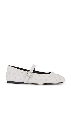 Zapato plano buffy en color blanco talla 10 en - White. Talla 10 (también en 5.5, 6, 6.5, 7, 7.5, 8, 8.5, 9, 9.5) - Tony Bianco - Modalova