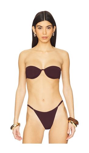 Mariel Top in Wine. - size L (also in S, XS) - Tropic of C - Modalova