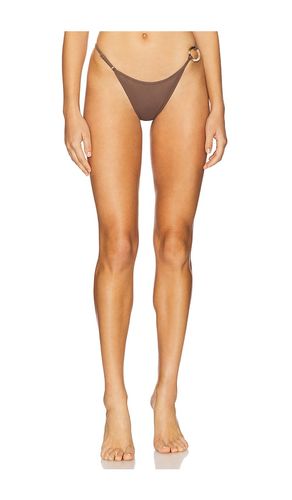 Luna Ring Bikini Bottom in Brown. - size L (also in M, S) - Tropic of C - Modalova