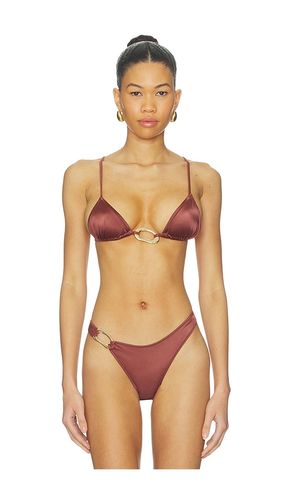 Ona Equator Triangle Bikini Top in Cognac. - size L (also in M, S, XS) - Tropic of C - Modalova