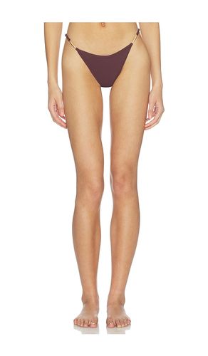 Chain Luna Bikini Bottom in Wine. - size XS (also in S, M, L) - Tropic of C - Modalova