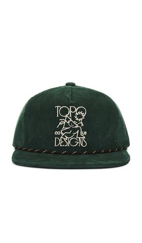 Corduroy Trucker Hat in Dark Green - TOPO DESIGNS - Modalova