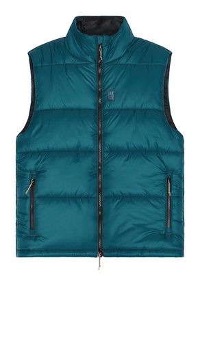 Mountain Puffer Vest in Teal. - size L (also in M, XL/1X) - TOPO DESIGNS - Modalova